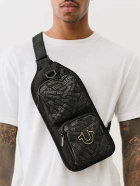 MONOGRAM LOGO SLING BAG