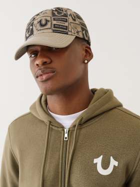 HORSESHOE ALLOVER PRINT BASEBALL HAT