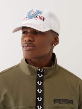 HORSESHOE APPLIQUE BASEBALL HAT