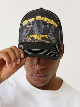 TRUE RELIGION DOBERMAN TRUCKER HAT