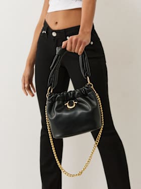 HORSESHOE BUCKET BAG