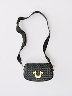 WOVEN CROSSBODY BAG