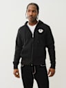 BUDDHA LOGO ZIP HOODIE
