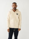 BUDDHA LOGO ZIP HOODIE