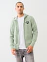 BUDDHA LOGO ZIP HOODIE
