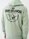 BUDDHA LOGO ZIP HOODIE