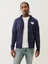 BUDDHA LOGO ZIP HOODIE