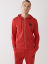 BUDDHA LOGO ZIP HOODIE