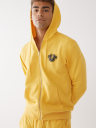 BUDDHA LOGO ZIP HOODIE