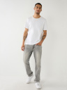 JEANS RECTOS RICKY CON SOLAPA Y COSTURA BIG T