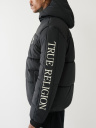 TRUE RELIGION PANEL PUFFER JACKET