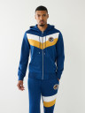 TRUE RELIGION LOGO PATCH ZIP HOODIE