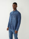CHAMBRAY WESTERN SHIRT