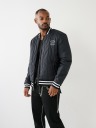 HS LOGO QUILTED BOMBER JACKET