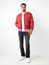 HS LOGO QUILTED BOMBER JACKET