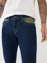 QUILTED RICKY SINGLE NEEDLE STRAIGHT JEAN
