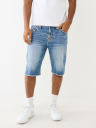 RICKY SUPER T FRAYED DENIM SHORT