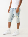 RICKY SUPER T DISTRESSED DENIM SHORT 