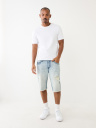 RICKY SUPER T DISTRESSED DENIM SHORT 