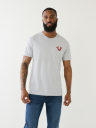 FLOCKED BRANDED LOGO TEE