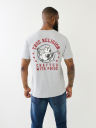 FLOCKED BRANDED LOGO TEE