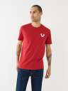 FLOCKED BRANDED LOGO TEE
