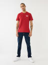 FLOCKED BRANDED LOGO TEE