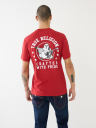FLOCKED BRANDED LOGO TEE
