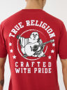 FLOCKED BRANDED LOGO TEE