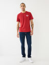 JEANS SKINNY ROCCO CON SOLAPA Y COSTURAS BIG T