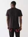 WARPED HORSESHOE LOGO TEE