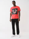 WARPED HORSESHOE LOGO TEE