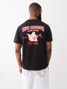 FLOCKED VINTAGE LOGO TEE
