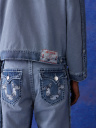 BLU RELIGION BOXY TRUCKER JACKET SUPER T