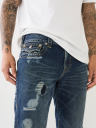  RICKY DISTRESSED FLAP STRAIGHT JEAN
