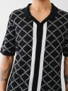 HS DIAMOND SWEATER KNIT SHIRT