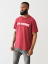 CROSS STITCH ARCHED LOGO TEE