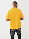 CROSS STITCH ARCHED LOGO TEE