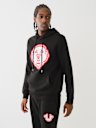 SUDADERA CON CAPUCHA Y ROSTRO DE BUDDHA BORDADO