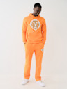 EMBROIDERED BUDDHA FACE HOODIE