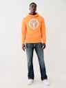 EMBROIDERED BUDDHA FACE HOODIE