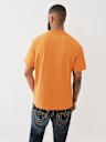 CHAIN STITCH EMBROIDERY BUDDHA FACE TEE
