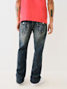 BILLY SASHIKO PAINTED STACKED BOOTCUT JEAN