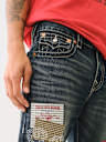 BILLY SASHIKO PAINTED STACKED BOOTCUT JEAN