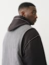 HEAVY WEIGHT FLEECE LINED BIG T DENIM JACKET