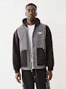 HEAVY WEIGHT FLEECE LINED BIG T DENIM JACKET