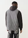 HEAVY WEIGHT FLEECE LINED BIG T DENIM JACKET