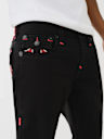 RICKY SUPER T ZIGZAG LOGO STRAIGHT JEAN