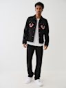 RICKY SUPER T ZIGZAG LOGO STRAIGHT JEAN