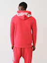 EXAGGERATED ICON RAW TRIM ZIP HOODIE
